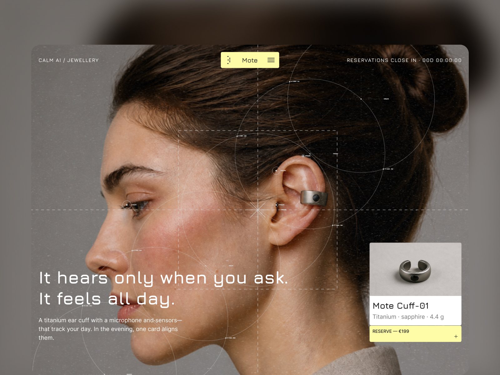 Mote template home page
