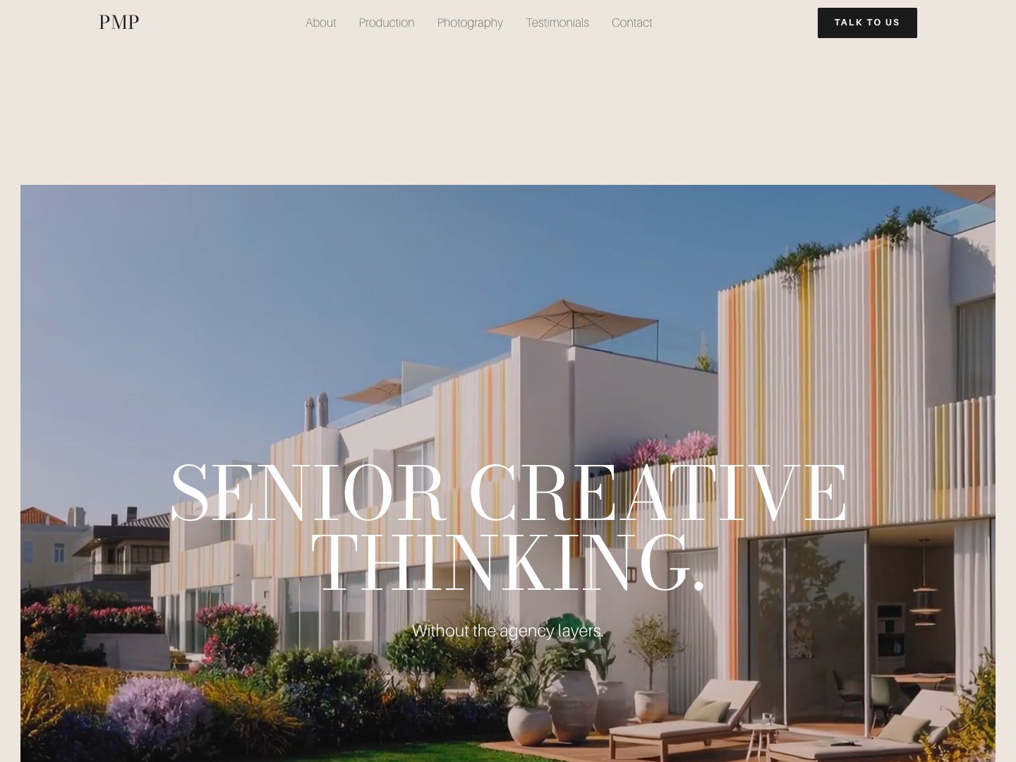 Portugal Media Productions, senior creative thinking section