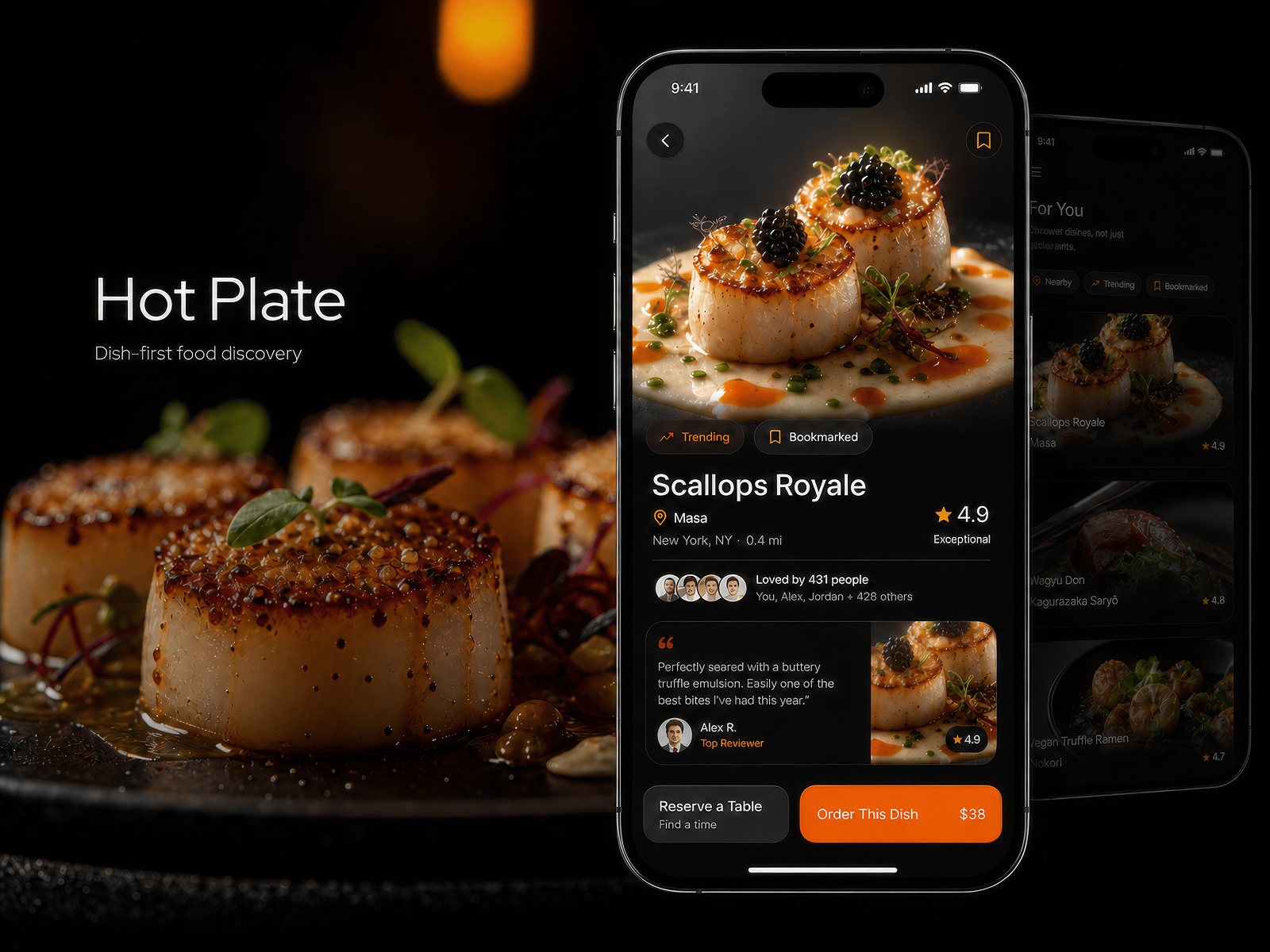 Hot Plate food discovery app