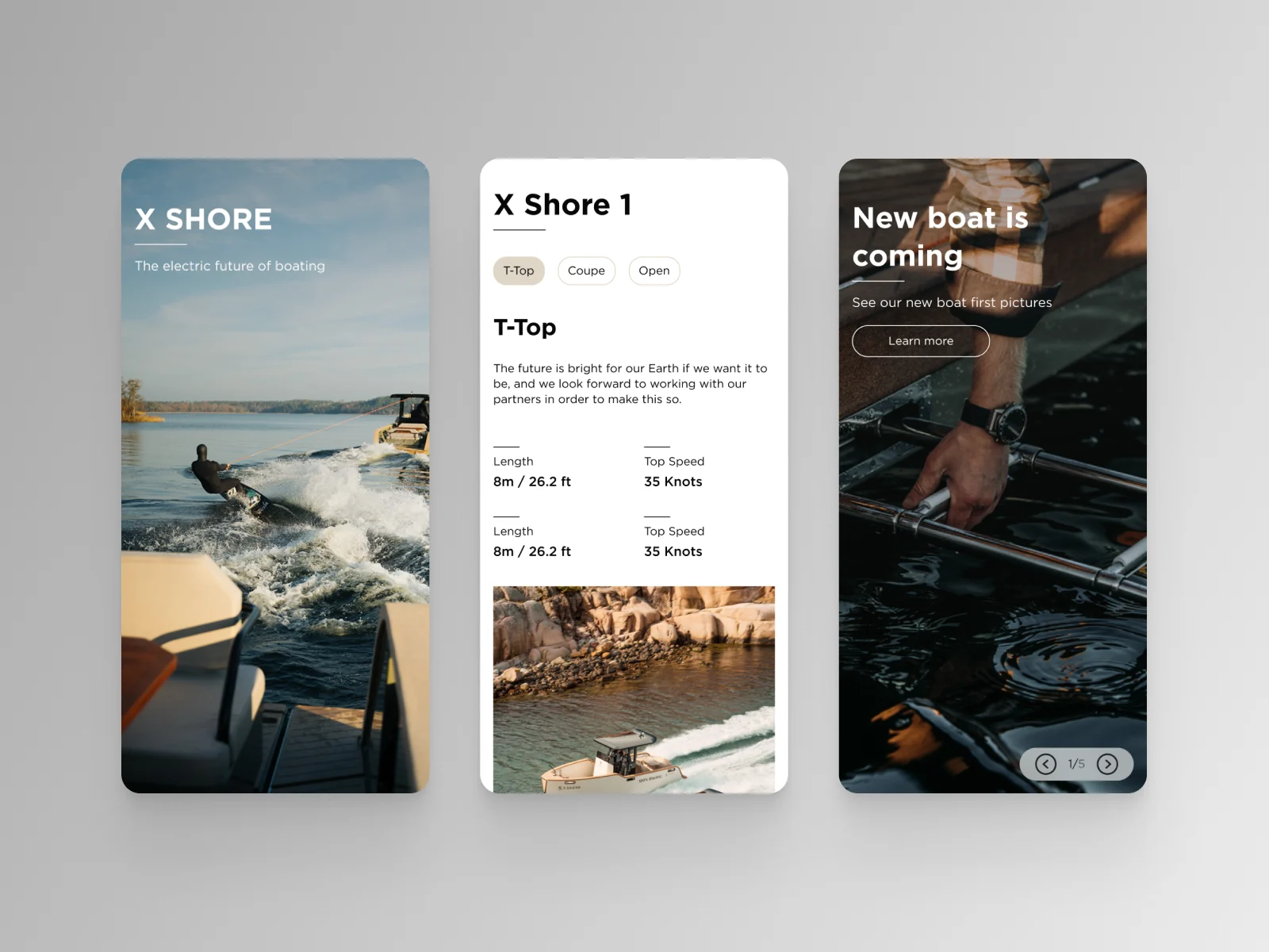 Mobile views for Shopify store
