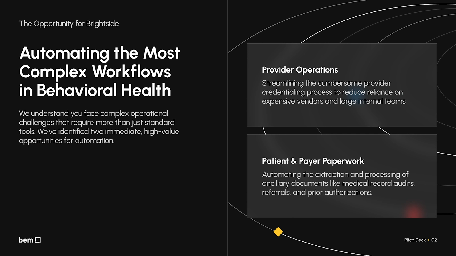 bem.ai Pitch Deck Template