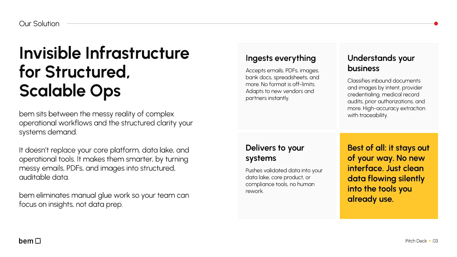 bem.ai Pitch Deck Template