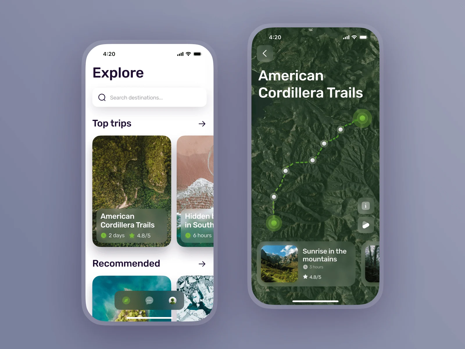 Hiking app