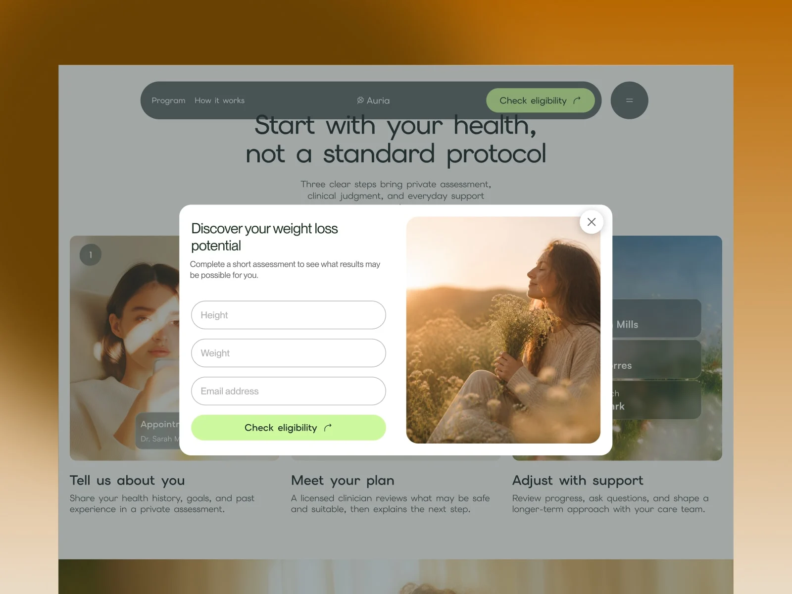 The assessment uses the same visual language as the main website.