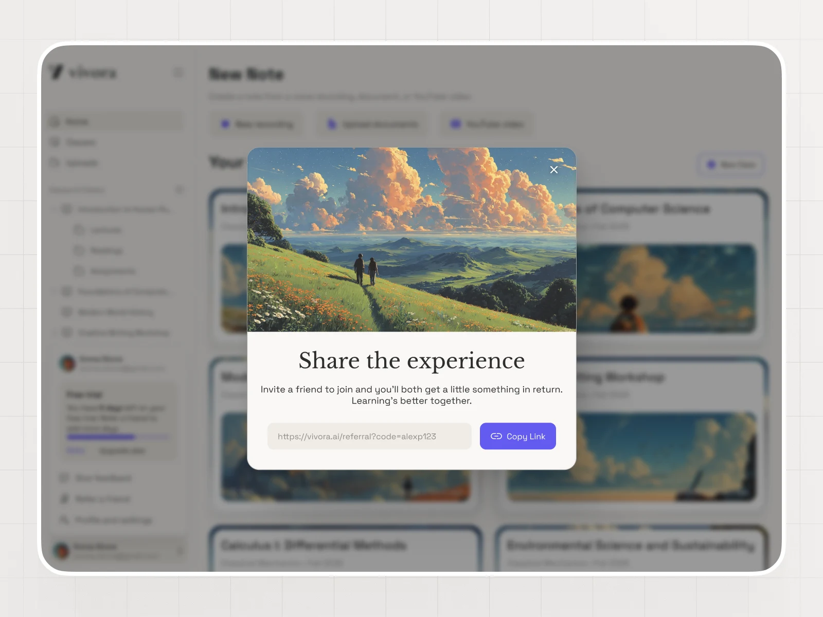Vivora.ai Dashboard and Landing Page
