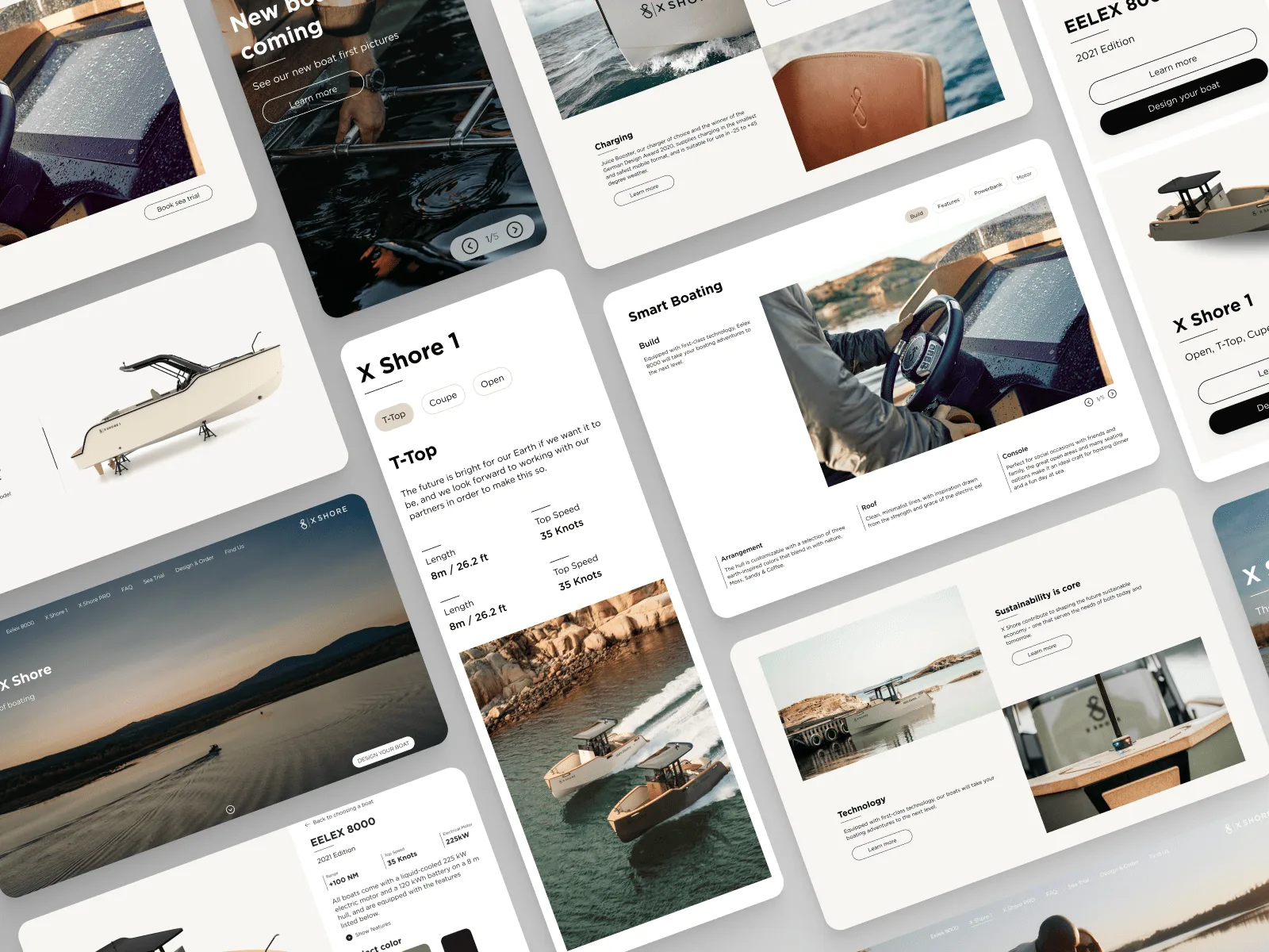 Shopify Store Design for Electric Boats