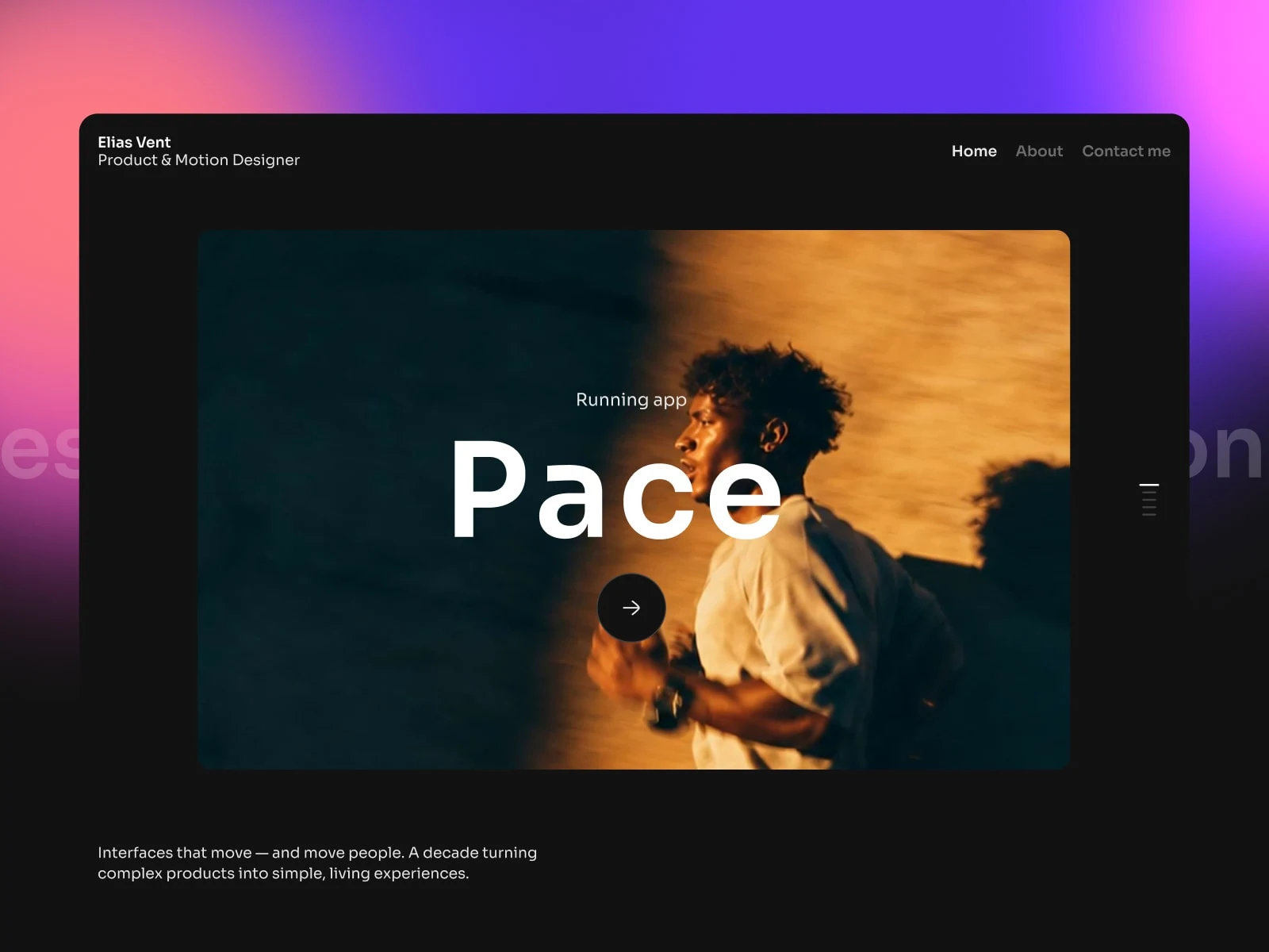 Elias Vent: A Framer Portfolio Built Around Case Studies